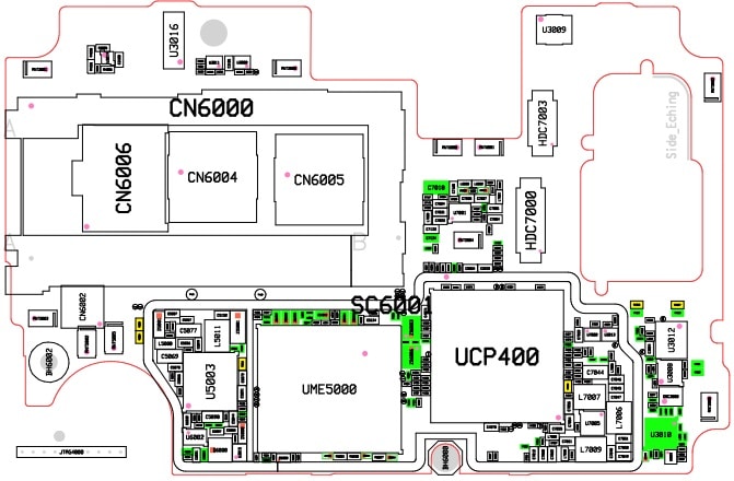 Diagrama esquematico del Samsung A30 SM-A305N