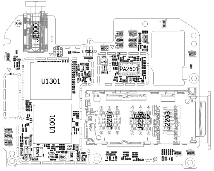 Descargar esquematico del Samsung M01 SM-M015F GRATIS en PDF