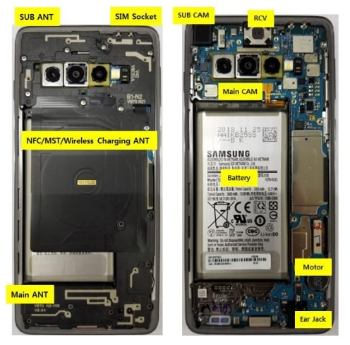 Descargar esquematico del Samsung S10 SM-G973F GRATIS en PDF