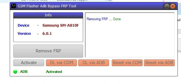 Descargar GSM Flasher ADB Bypass FRP Tool
